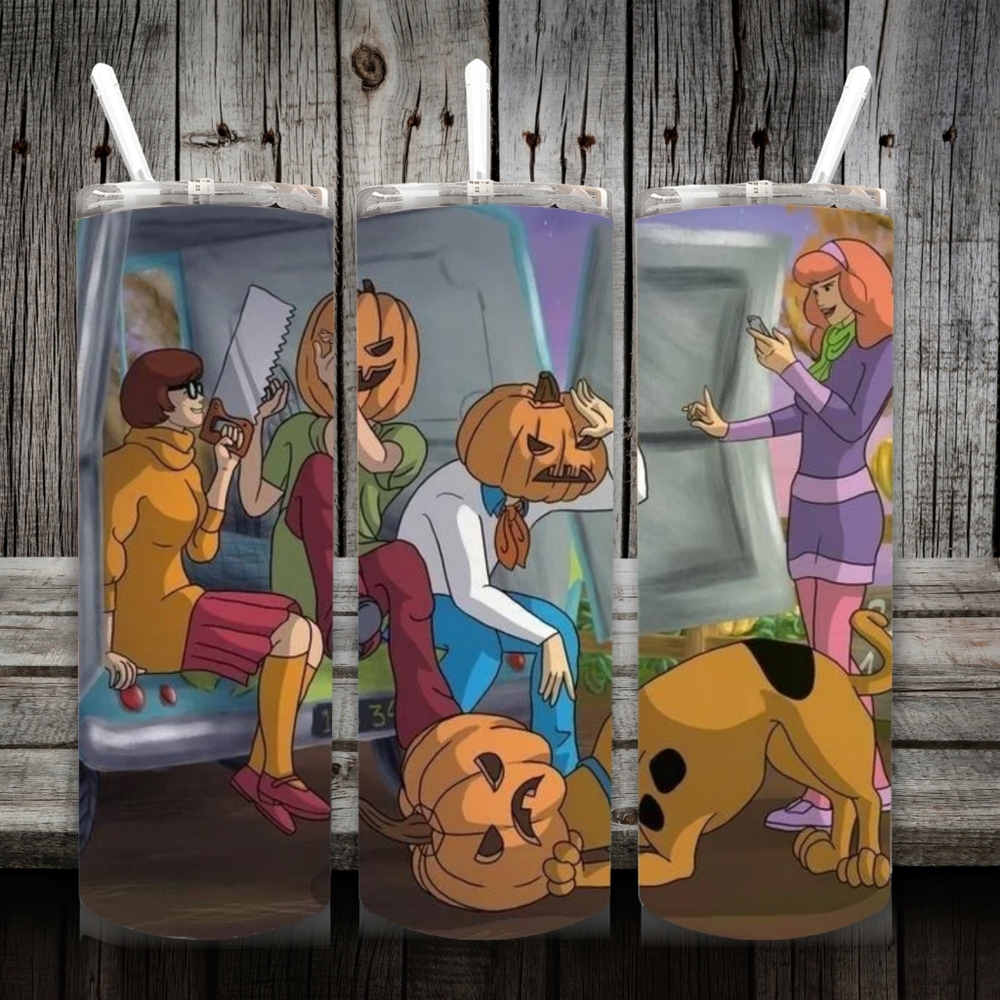 Made To Order Halloween Cartoon Scooby 20 Oz Tumbler